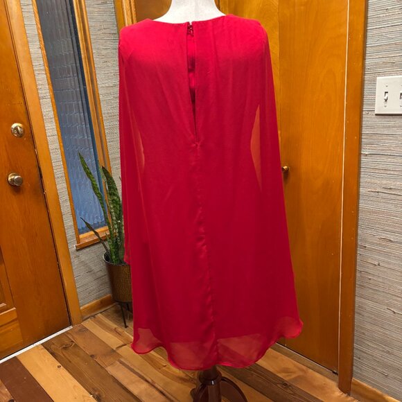 R&M Richards Formal Red Dress Size 16 - Picture 3 of 7